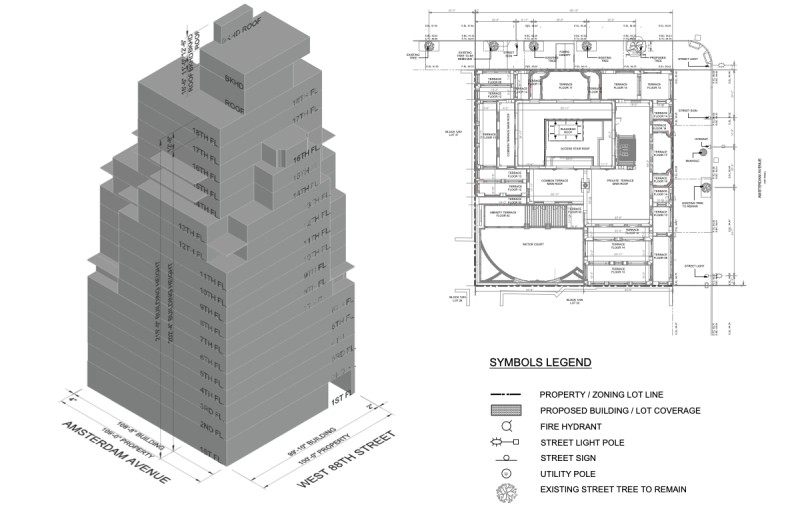 200 West 88th Street (Credit - Ralph Kowalozyk architect via DOB)