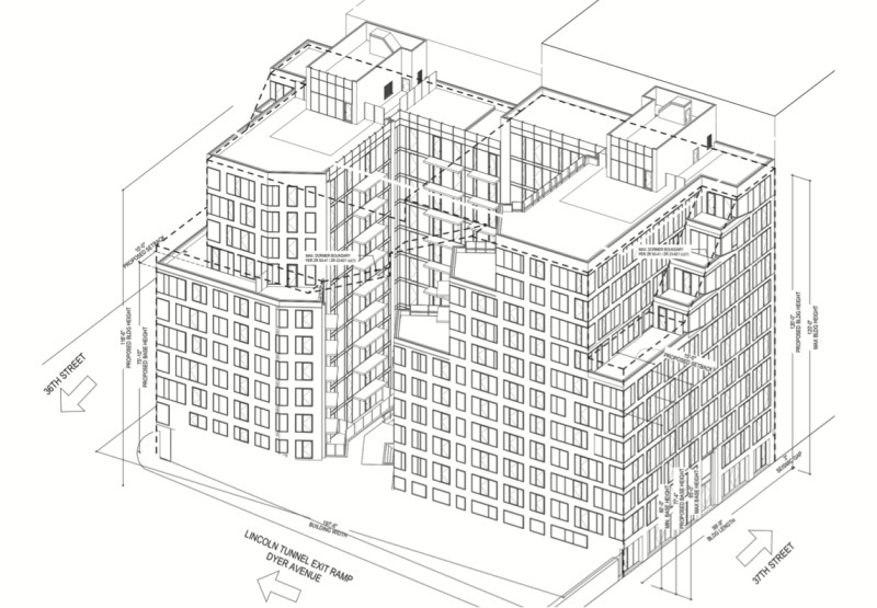 430 West 37th Street (Credit - Jeremiah Zuidema architect via DOB)