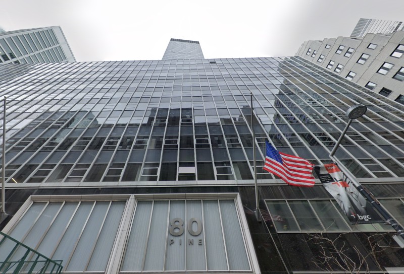 110 Maiden Lane aka 80 Pine Street (Credit - Google)