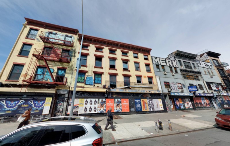 156 to 166 Bowery (Credit - Cyclomedia)