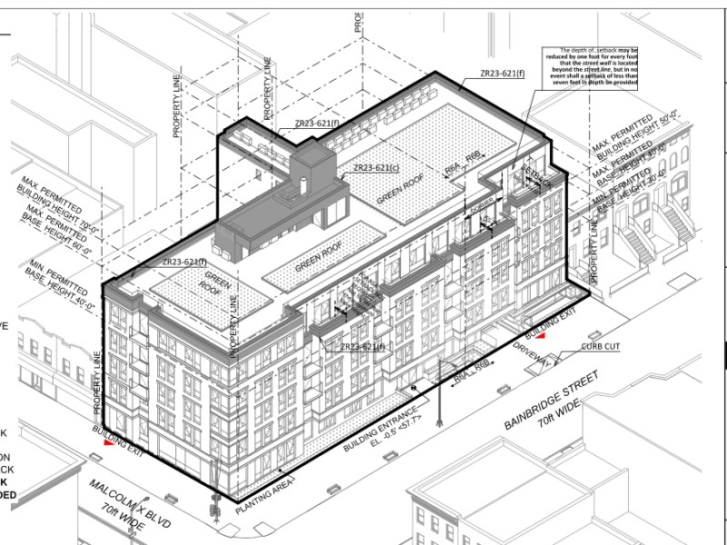 194 Bainbridge Street (Credit Alexander Zhitnik architect via DOB)