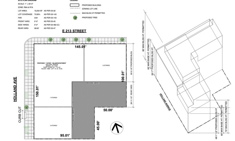 3556 Holland Avenue (Credit - Mohammad Badaly architect via DOB)