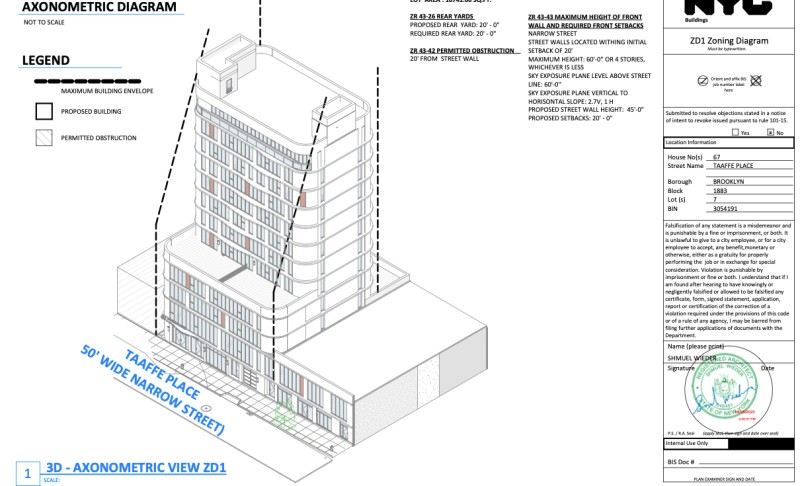 67 Taaffe Place (Credit - Shmuel Wieder architect via DOB)