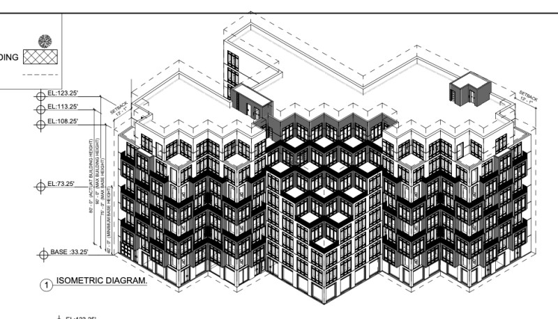 406 Remsen Avenue isometric rendering (Credit - Asher Hershkowitz architect via DOB)