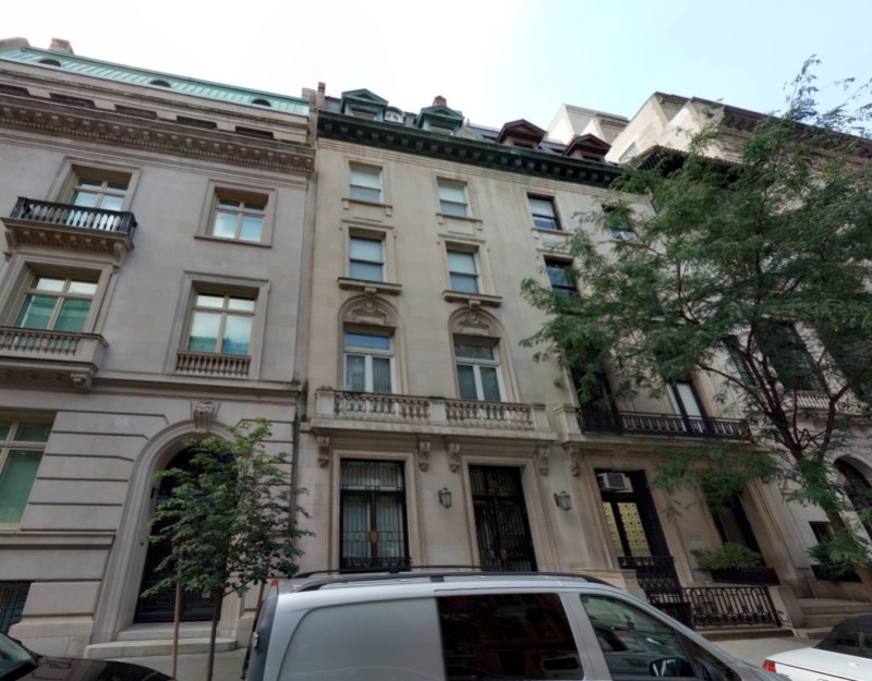 Bill Cosby's East 17th Street townhouse (Credit - Cyclomedia)