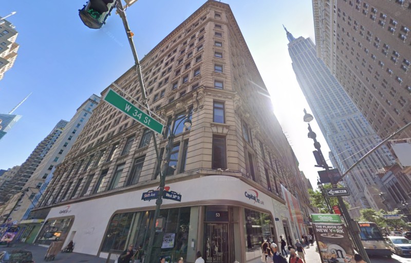 2 Herald Square aka 1328 Broadway (Credit - Google)