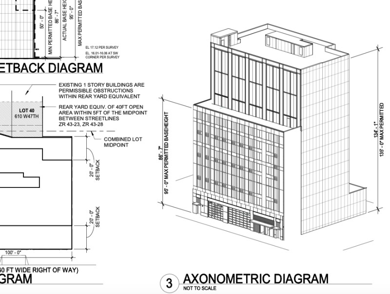 609 West 46th Street (Credit - William S. Mandara architect via DOB)